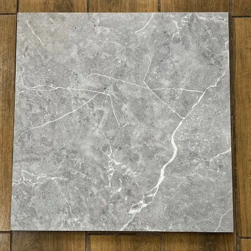 Emirati Ceramic Tiles Marble Design, Size 60×60 cm, Grey | Emirati