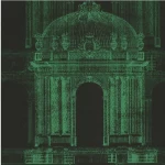 ورق حائط بلجيكي لون اخضر تصميم هندسي، مقاس 10 م×0.53 م، موديل جلاس هاوس