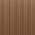 External WPC Wall Paneling, Size 290x20.7 cm, Thickness 26 mm, Brown, Model Number 100057