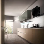 شفاط جداري زجاج، قوة شفط 700 م³، عرض 80 سم، تحكم تاتش