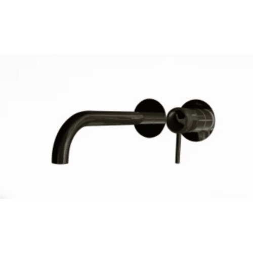 Tall Wall Washbasin Mixer 1.2 kg Shiny Titanium Without Frame | Hatch Company