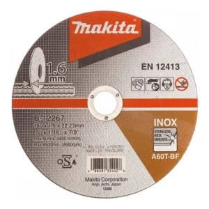 Depressed Center Cutting Wheel 180 x 1.6 x 22.23 mm, Model B-12267 | Makita | ARAB PROS COMPANY