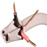 كابل كهرباء مسطح 16 مم 300/500 فولت، 2 خط نحاس مجدول، معزول ومغلف PVC مع سلك ارضي | كابلات الرياض