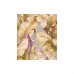 Leaf-patterned wall covering beige color, length 10 m, width 0.53 m, model TR20302