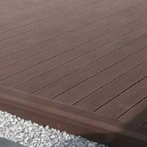 WPC Outdoor Wood Alternative Flooring 220 cm Length, 13.9 cm Width, Brown | 