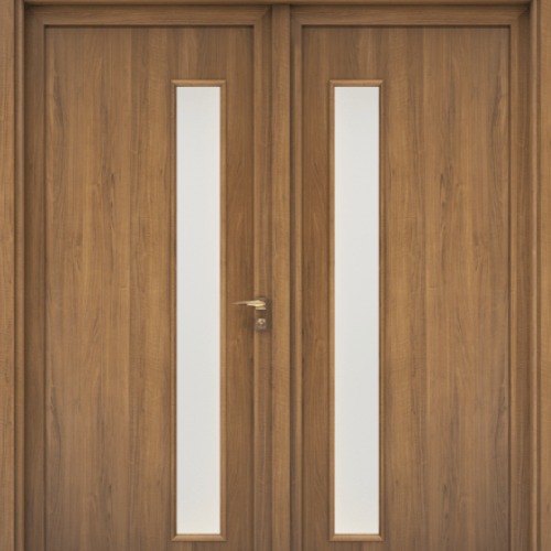 Wooden Double Door Premium Size 220×235 cm Brown Color Thickness 6 cm Model GD05 | 