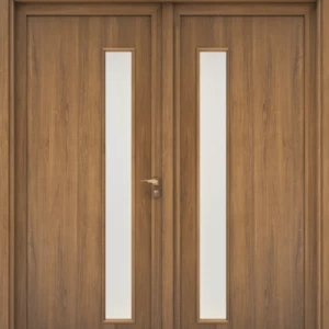 Wooden Double Door Premium Size 220×235 cm Brown Color Thickness 6 cm Model GD05 | 
