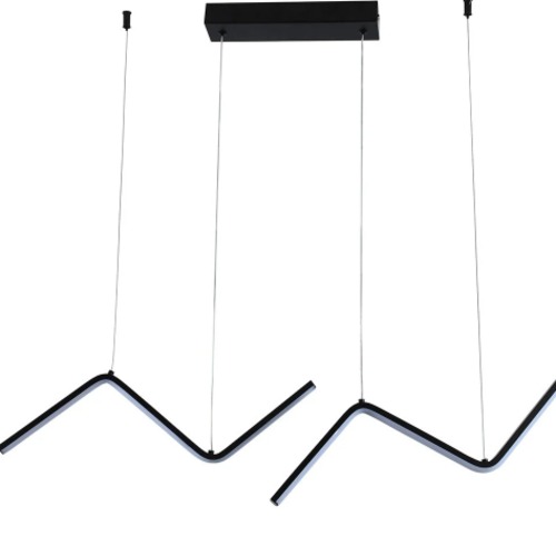 Crystal Chandelier Luxury Design Black, 200 cm Length, 90 cm Width | 49444