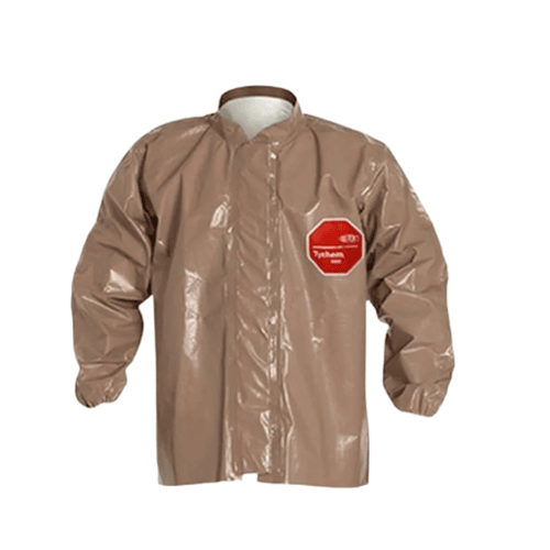 DuPont Chemical Resistant Jacket Size S Brown Color | Reda Safe