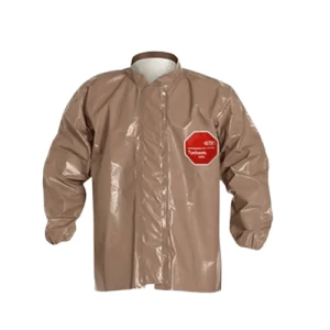 DuPont Chemical Resistant Jacket Size S Brown Color | Reda Safe