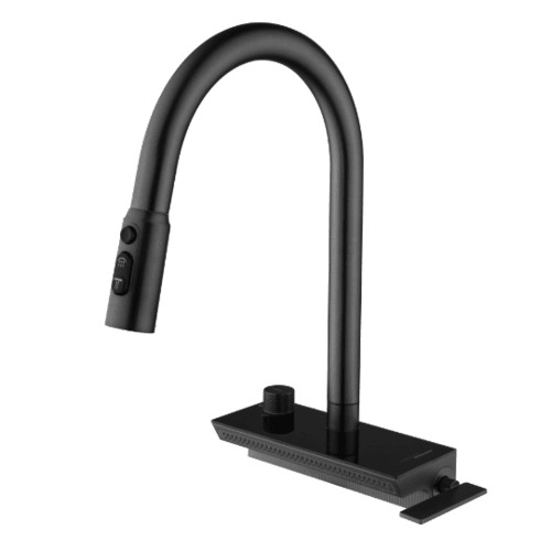 Kitchen Sink Mixer LOLO Model 60.5×37.5×37 cm, Matt Black | Al Muhaidib Sanitary and Ceramic