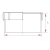 سدة فحص UPVC قطر 110 مم، طول 88 مم، لون برتقالي | Cosmoplast - Image 2