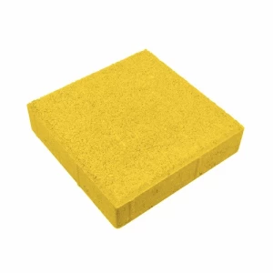 Holland Square Rough Interlock Paver Tiles 6 cm Height 20×20 cm Size Yellow | Artic