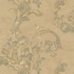 Classic Wallpaper, Light Brown Color, Size 10m×1.06m, Model 83032