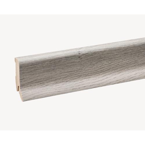 Castillo Wooden Wall Skirting Gray, Size 260x1.6x7 cm, Model 303541 | Abyat Company