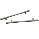 مقبض مطبخ، لون فضي، منحنى