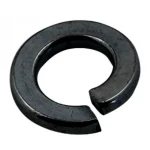 Zinc Plated Spring Washer Size 12 mm Grade 4.8, Black Color, DIN127 Standard | Aobsco Company