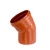 PVC Plastic Elbow 45° Degree, Size 110 mm, SDR 41, Orange Color | Al Manar Company
