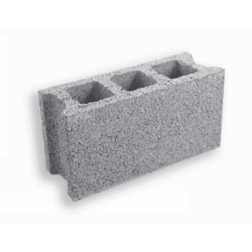 بلوك أسمنتي عادي 40×20×15 سم، سمك 3 سم، لون رمادي | Al Wasd Industrial