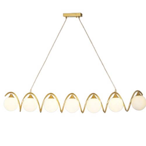 Modern Pendant Light 120 cm Gold | 4838