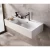 Wall Hung Basin Size 100×48×20 cm, Next Model, White Color
