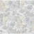 Spanish Wallpaper Gray Color Floral Design, Size 10mx0.53m, Model 4003-2