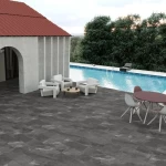 بلاط ارضيات مطفي سماكة 14 مم مقاس 30×60 سم، لون رمادي فاتح | الخزف السعودي