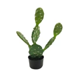 شجرة صبار التين الشوكي صناعية، طول 60 سم، لون أخضر 