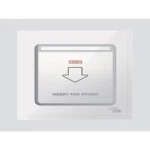 مفتاح بطاقة فندقية تردد منخفض دي 3 بيانو، لون أبيض، أبعاد 7×7 سم