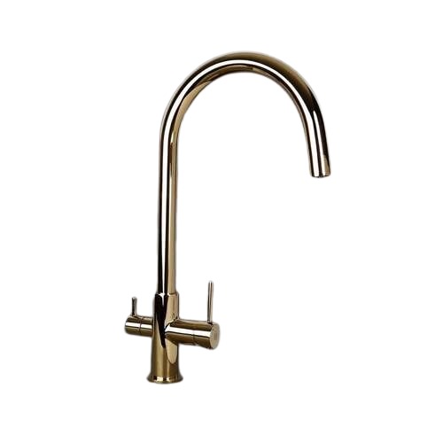 Kitchen Mixer with Filter Water Outlet, 40.4×22.72×13 cm, 15 Bar Pressure, Shiny Gold | 