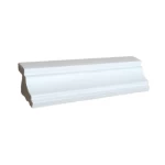 بانوهات جداريه فايبر، مقاس 240×2.8×1.8  سم، لون أبيض