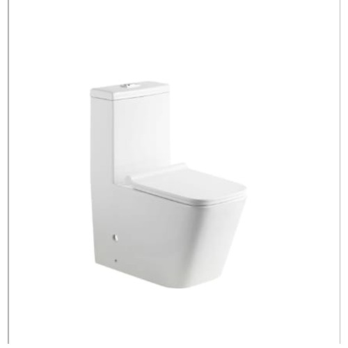 Floor Mounted Ceramic WC UF Cover 25 cm White | Al Muhaidib Sanitary and Ceramic