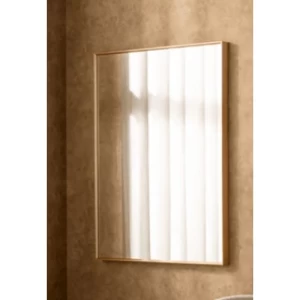 مرايا جدارية 60x80x4 سم، لون ذهبي، تصميم أنجل | شركة ابيات