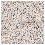 Black and Red Color Mosaic Tiles Size 25×25 cm | Al-Hasaniah Factory