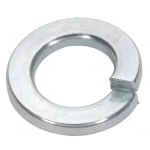 Zinc Plated Spring Washer Size 12 mm Grade 4.8, White Color, DIN127 Standard | Aobsco Company