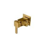 Bidet Spray Mixer, Pressure 15 Bar, Dimensions 7×7×16.5 cm, Matte Gold Color