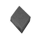 Rhombus Interlock Paver Tile, Al Armak Brand, with Thickness 6 cm Color Black