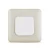 10A Light Switch 1 Gang 2 Way, Champagne Color, 7x7cm, 250V | Spectra