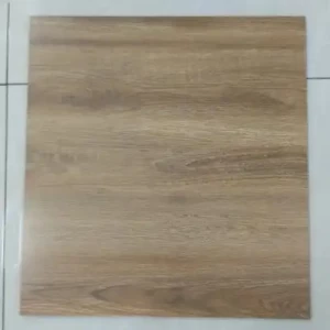 Ceramic Flooring 60×60 cm Plain Design Dark Brown | Watani Al Dar