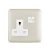 13 Amp 1 Gang Socket with USB 2.1A, Champagne Color, 7x7cm | SPECTRA