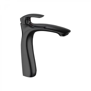 Lima Bathroom Washbasin Faucet XL, Black Color, 30 cm Length, 23 cm Neck | ALHashim Sanitary Tools
