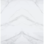 Marble substitute for walls Size 290 x 120 cm, White with grey veins color, Rectangle Shape