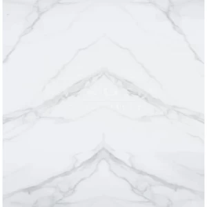 Marble Substitute for Walls Size 290 x 120 cm, White with Grey Veins, Rectangle | Luxury line