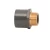 MALE ADAPTER (SLIP X MPT) WITH BRASS INSERT schedule 80 Aplaco Size 1 inch Colour Gray
