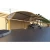 Steel Car Awning with Plastic Roof, Rectangular Columns, Height 1.5 meter, Panel Width 2 meters