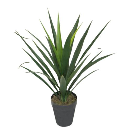 Artificial Yucca Cactus Decorative Plant Height 60 cm Green | Luxury line