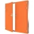 Fire door SFFECO  galvanized steel   without Window  Model SF/DD Single Door leaf size 1900×1950   mm  Color Orange