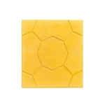 Decorative wall tiles Geometric Designs, Size 40×40 cm, Thickness 4 cm, Yellow Color | Al Sarif Company