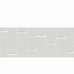 جدران سيراميك للممرات ATRIO لون أبيض، مقاس 30x90 سم، سماكة 10 مم