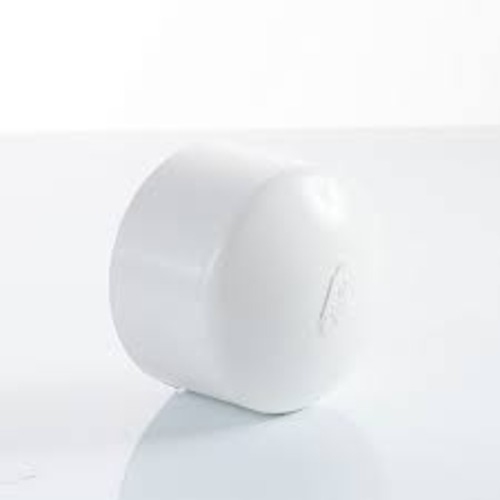 UPVC Plastic End Cap Schedule 40 Size 8 Inch White Color | AGM
